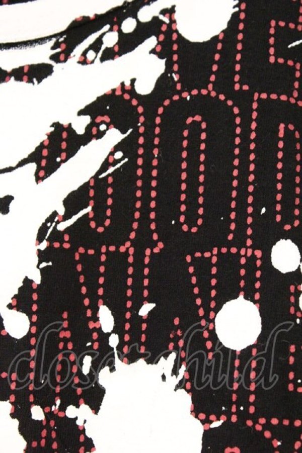 画像2: ヴィヴィアンウエストウッド 中古 / ペインティングロゴカットソー 3 ブラック  O-26-03-08-047-to-YM-OS (2)
