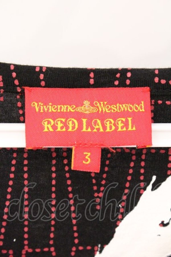 画像5: ヴィヴィアンウエストウッド 中古 / ペインティングロゴカットソー 3 ブラック  O-26-03-08-047-to-YM-OS (5)