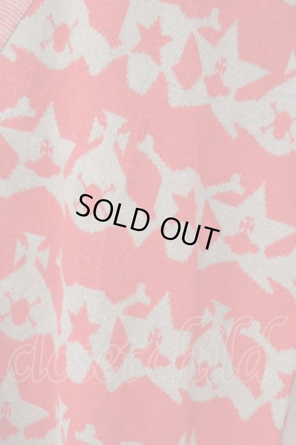 画像3: ヴィヴィアンウエストウッド 中古 / ボーダーオーブカーディガン 3 ピンク  O-26-03-08-048-to-YM-OS (3)