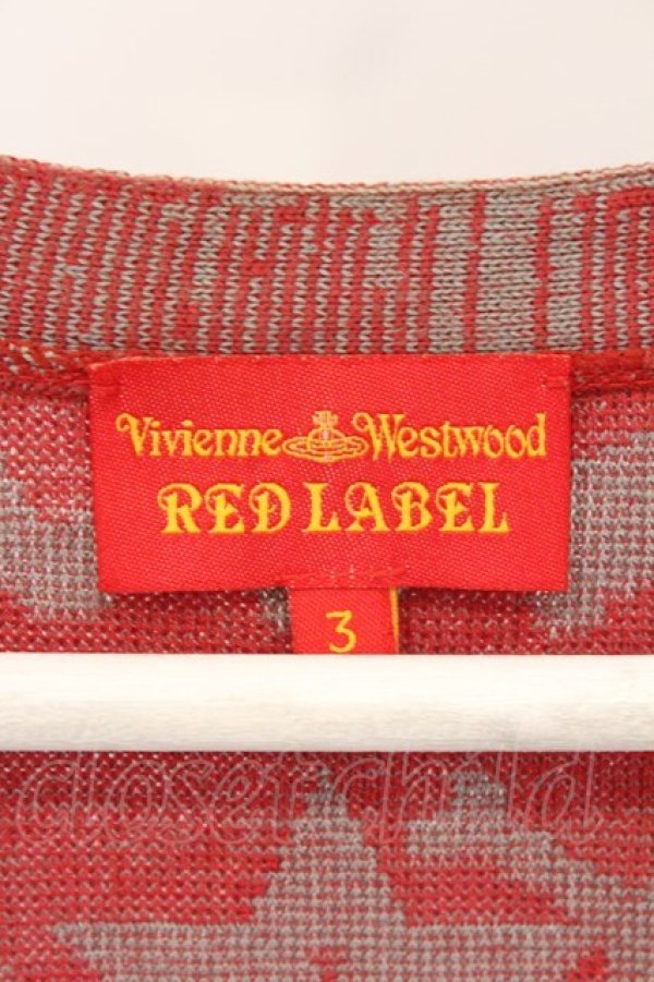 画像6: ヴィヴィアンウエストウッド 中古 / ボーダーオーブカーディガン 3 ピンク  O-26-03-08-048-to-YM-OS (6)