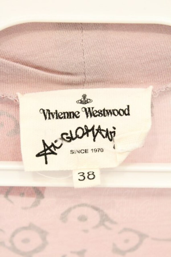 画像5: ANGLOMANIA 中古 / オクトパスプリント変形トップス 38 ピンクベージュ  O-26-03-08-049-to-YM-OS (5)