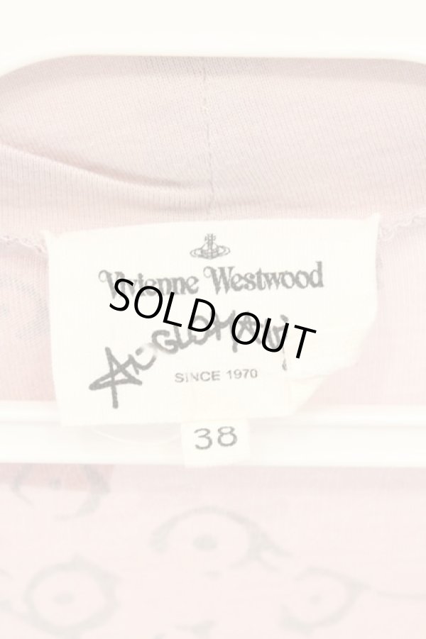 画像5: ANGLOMANIA 中古 / オクトパスプリント変形トップス 38 ピンクベージュ  O-26-03-08-049-to-YM-OS (5)