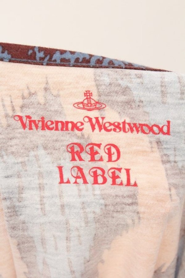 画像5: ヴィヴィアンウエストウッド 中古 / レオパードフラワーTシャツ 3 オレンジ  O-26-03-08-052-ts-YM-OS (5)