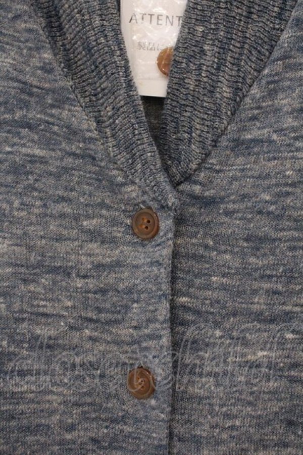 画像2: ヴィヴィアンウエストウッド 中古 / ショールカラーロングカーディガン 2 ブルー  O-26-03-08-053-to-YM-OS (2)