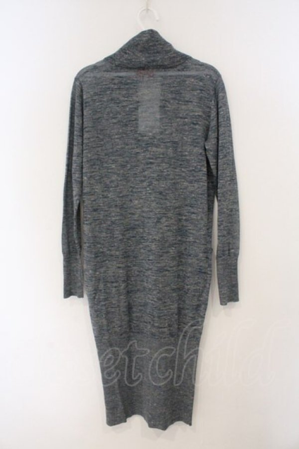 画像5: ヴィヴィアンウエストウッド 中古 / ショールカラーロングカーディガン 2 ブルー  O-26-03-08-053-to-YM-OS (5)