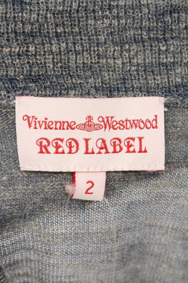 画像6: ヴィヴィアンウエストウッド 中古 / ショールカラーロングカーディガン 2 ブルー  O-26-03-08-053-to-YM-OS (6)