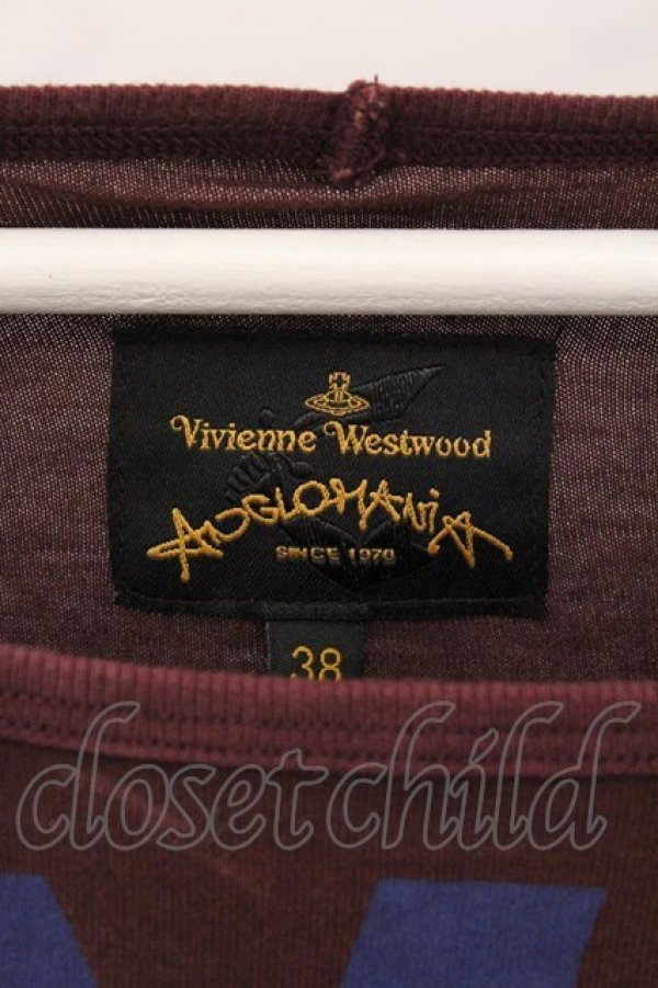 画像5: ANGLOMANIA 中古 / CLIMATE REVOLUTION ガーゼプリーツ切リ替エカットワンピース 38 ワイン  O-26-03-08-055-op-YM-OS (5)