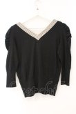 画像4: ヴィヴィアンウエストウッド 中古 / リボンタイVカットカーディガン 3 ブラック  O-26-03-08-058-to-YM-OS (4)