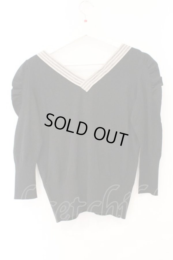 画像4: ヴィヴィアンウエストウッド 中古 / リボンタイVカットカーディガン 3 ブラック  O-26-03-08-058-to-YM-OS (4)