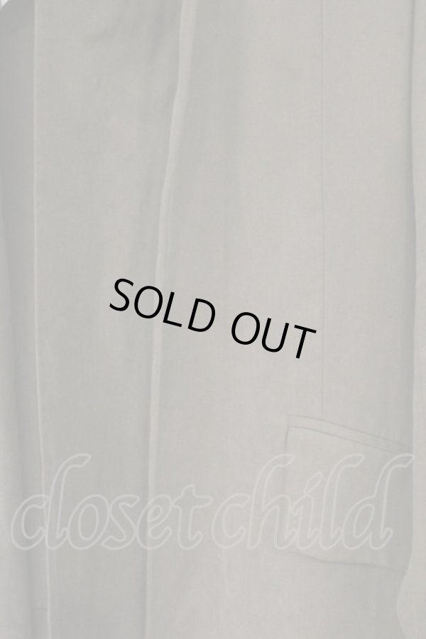 画像2: ANGLOMANIA 中古 / フロントレイヤーガウンジャケット 38 カーキ  O-26-03-08-059-jc-YM-OS (2)