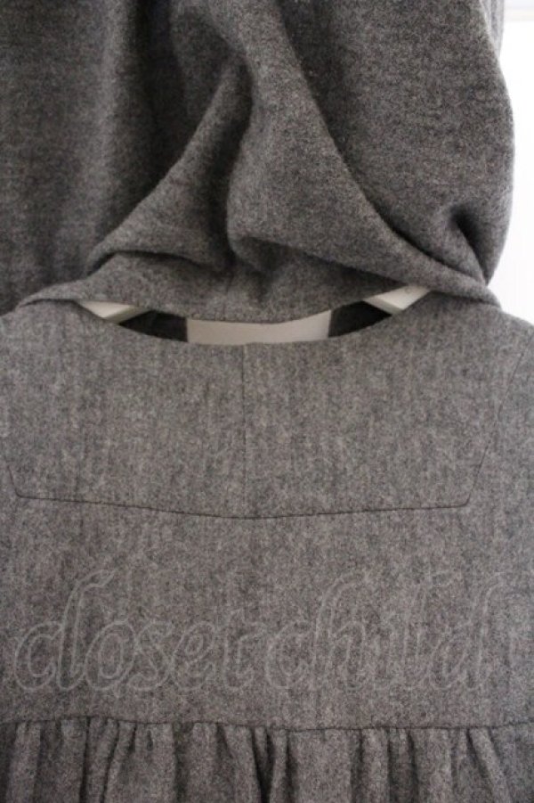 画像5: ヴィヴィアンウエストウッド 中古 / ウールフーディケープ 2 グレー  O-26-03-08-061-co-YM-OS (5)