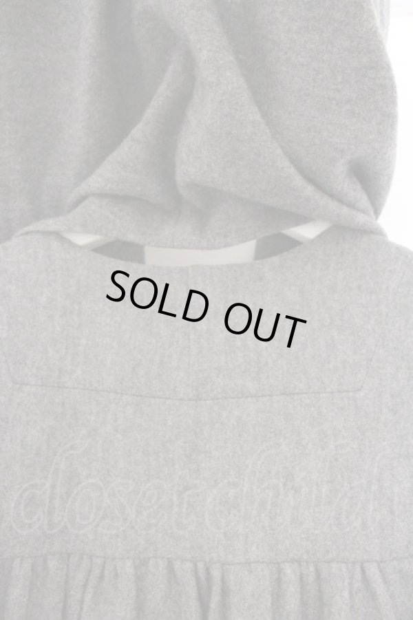 画像5: ヴィヴィアンウエストウッド 中古 / ウールフーディケープ 2 グレー  O-26-03-08-061-co-YM-OS (5)