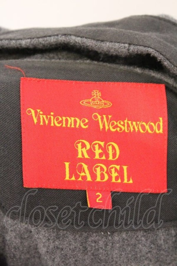 画像6: ヴィヴィアンウエストウッド 中古 / ウールフーディケープ 2 グレー  O-26-03-08-061-co-YM-OS (6)