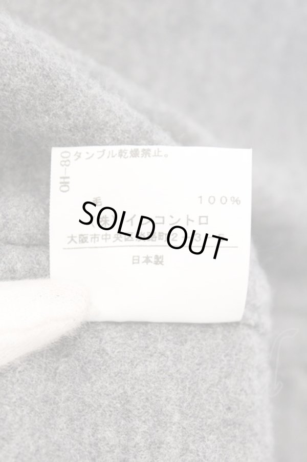 画像7: ヴィヴィアンウエストウッド 中古 / ウールフーディケープ 2 グレー  O-26-03-08-061-co-YM-OS (7)