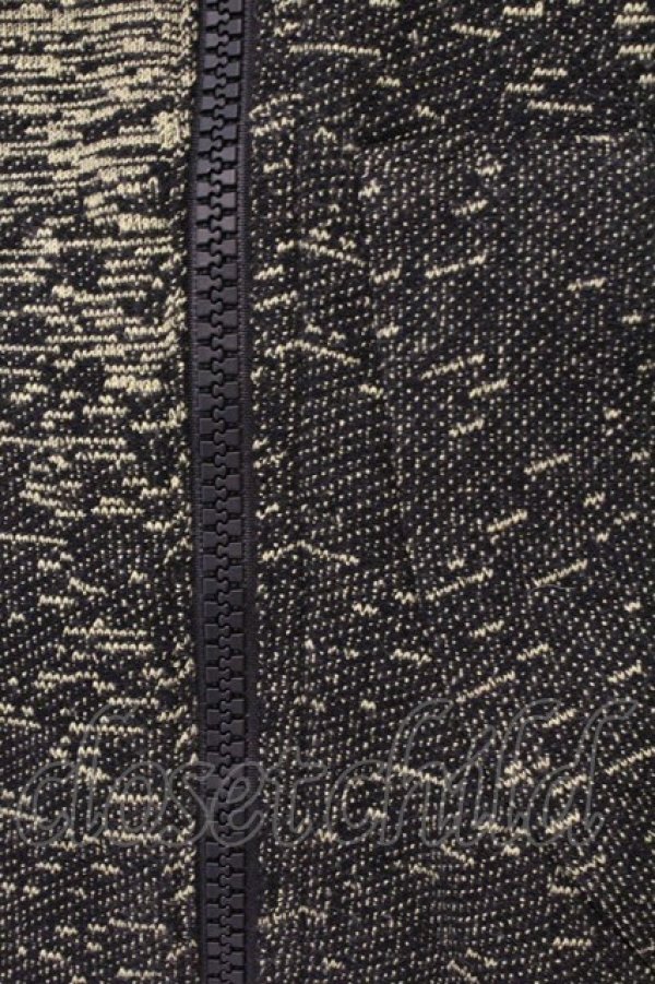 画像2: ANGLOMANIA 中古 / 魔女フードダブルジップパーカー 38 ネオンイエローｘブラック  O-26-03-08-062-to-YM-OS (2)