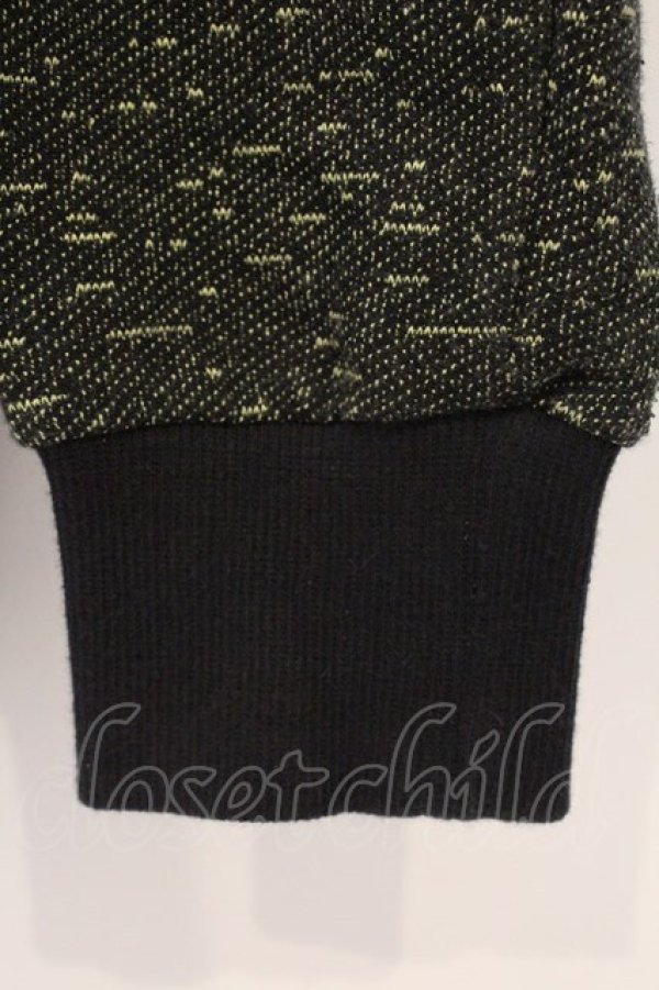 画像3: ANGLOMANIA 中古 / 魔女フードダブルジップパーカー 38 ネオンイエローｘブラック  O-26-03-08-062-to-YM-OS (3)