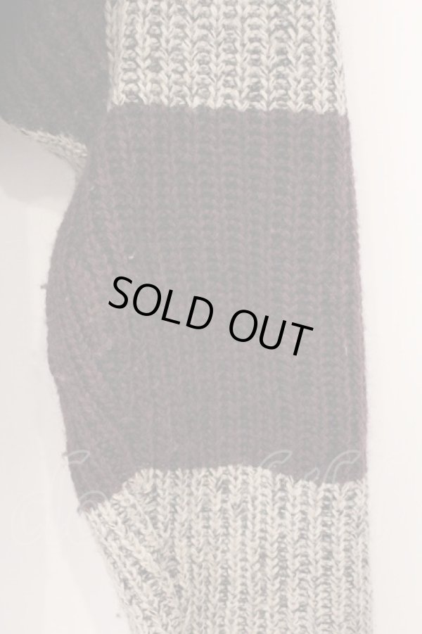 画像3: ANGLOMANIA 中古 / 変形ボーダーニットソー 38 ネイビーｘグレー  O-26-03-08-066-to-YM-OS (3)