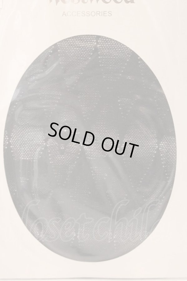 画像2: ヴィヴィアンウエストウッド 中古 / デグラデダイヤモンドタイツ M-L ブラック  O-26-03-08-073-gd-YM-OS (2)