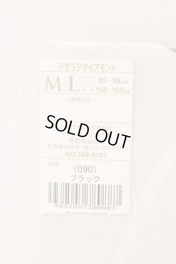 画像3: ヴィヴィアンウエストウッド 中古 / デグラデダイヤモンドタイツ M-L ブラック  O-26-03-08-073-gd-YM-OS (3)