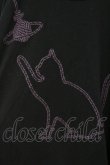 画像2: ヴィヴィアンウエストウッド 中古 / キャットデザイン変形カットソー 2 ブラック  O-26-03-08-008-to-YM-OS (2)