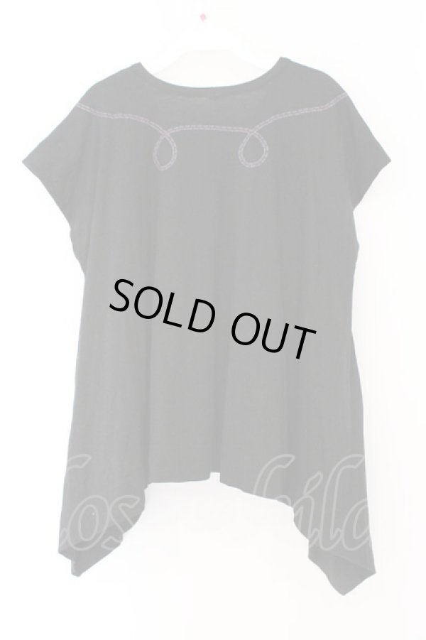 画像3: ヴィヴィアンウエストウッド 中古 / キャットデザイン変形カットソー 2 ブラック  O-26-03-08-008-to-YM-ZH (3)