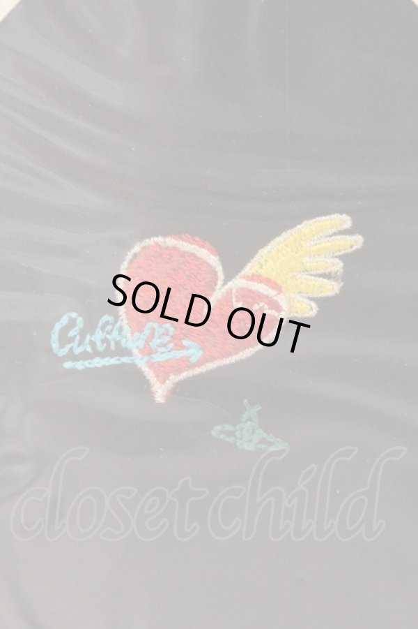 画像2: ヴィヴィアンウエストウッド 中古 / カルチャーハートタイツ M-L ロイヤルネイビー  O-26-03-08-079-gd-YM-OS (2)