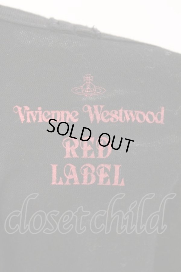 画像4: ヴィヴィアンウエストウッド 中古 / キャットデザイン変形カットソー 2 ブラック  O-26-03-08-008-to-YM-ZH (4)