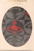 画像2: ヴィヴィアンウエストウッド 中古 / チェッカーオーブストッキング M-L ロイヤルネイビー  O-26-03-08-085-gd-YM-OS (2)
