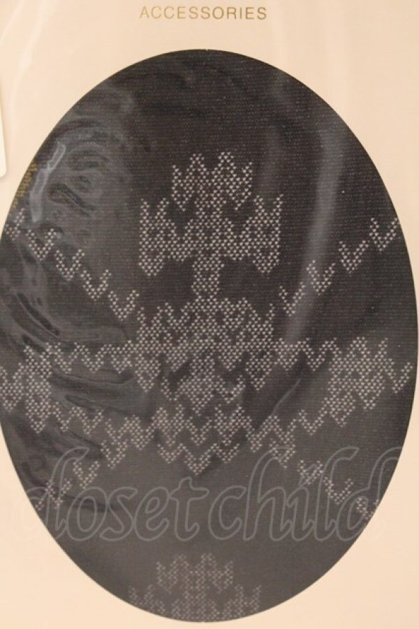 画像2: ヴィヴィアンウエストウッド 中古 / ニットハートストッキング M-L ロイヤルネイビー  O-26-03-08-086-gd-YM-OS (2)