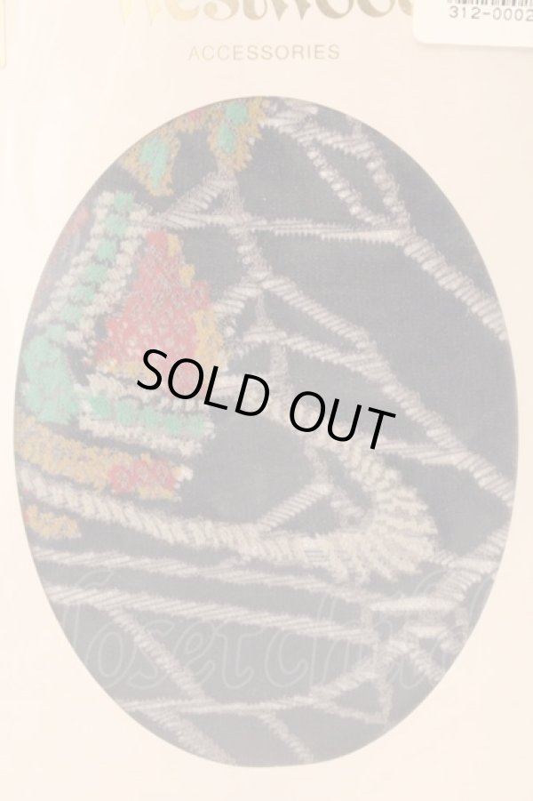 画像2: ヴィヴィアンウエストウッド 中古 / ジュエルスパイダータイツ M-L ネイビー  O-26-03-08-091-gd-YM-OS (2)