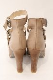 画像5: ヴィヴィアンウエストウッド 中古 / オープントゥ3ストラップシューズ 39（24.5cm） ベージュ  O-26-03-08-092-sh-YM-OS (5)