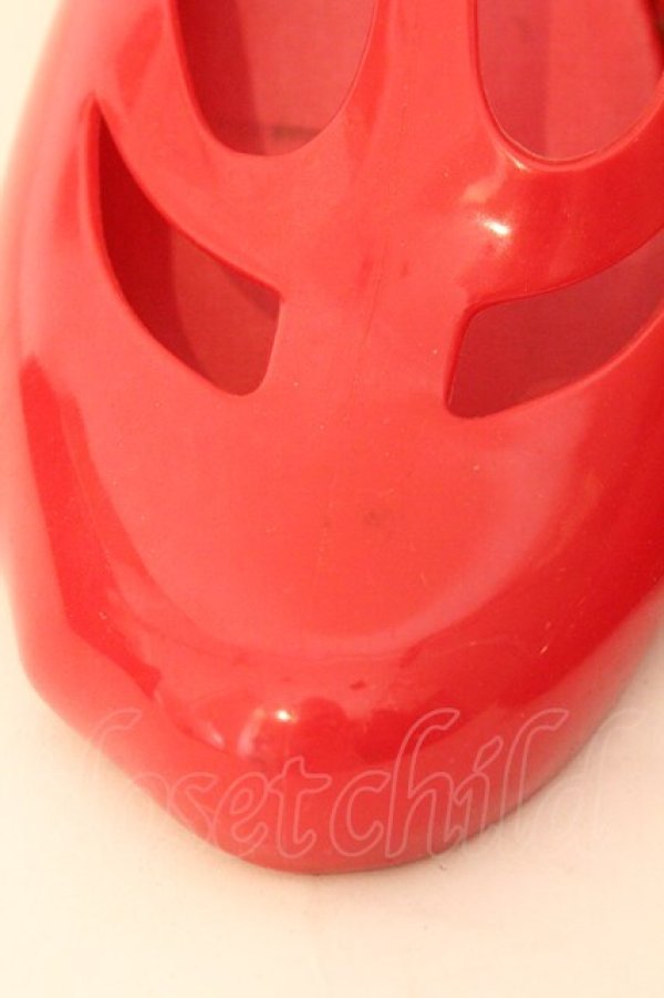 画像3: ヴィヴィアンウエストウッド×Melissa 中古 / メリージェーンシューズ 24cm レッド  O-26-03-08-094-sh-YM-OS (3)