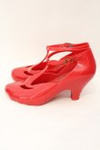 画像4: ヴィヴィアンウエストウッド×Melissa 中古 / メリージェーンシューズ 24cm レッド  O-26-03-08-094-sh-YM-OS (4)