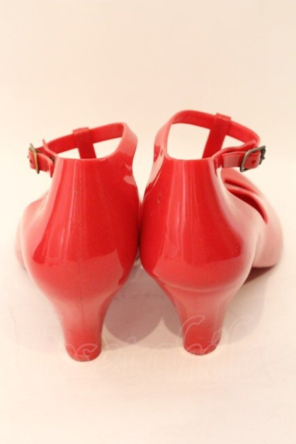 画像5: ヴィヴィアンウエストウッド×Melissa 中古 / メリージェーンシューズ 24cm レッド  O-26-03-08-094-sh-YM-OS (5)