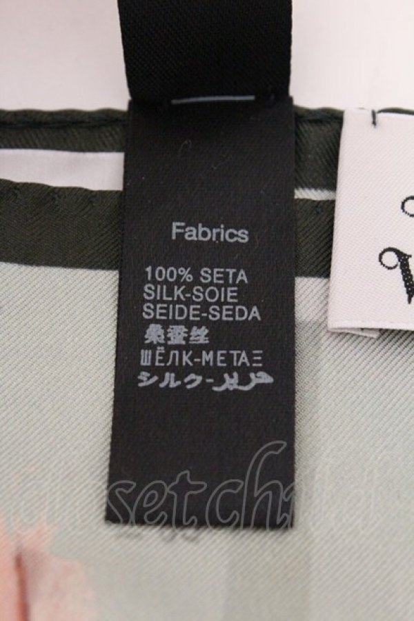 画像5: ヴィヴィアンウエストウッド 中古 / Vivienne’S EYE BAND シルクハンカチ  グリーン  O-26-03-08-098-gd-YM-OS (5)