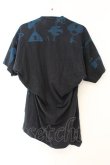 画像4: ヴィヴィアンウエストウッド 中古 / チャームプリント半袖カットソー 3 ネイビーｘターコイズ  O-26-03-08-010-to-YM-OS (4)