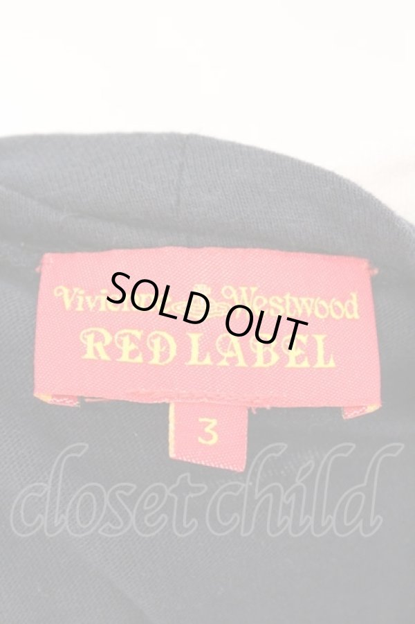 画像5: ヴィヴィアンウエストウッド 中古 / チャームプリント半袖カットソー 3 ネイビーｘターコイズ  O-26-03-08-010-to-YM-OS (5)