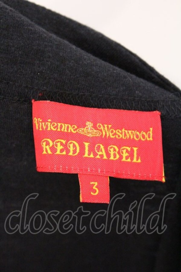 画像5: ヴィヴィアンウエストウッド 中古 / 素材切替カットワンピース 3 ブラック  O-26-03-08-011-op-YM-OS (5)