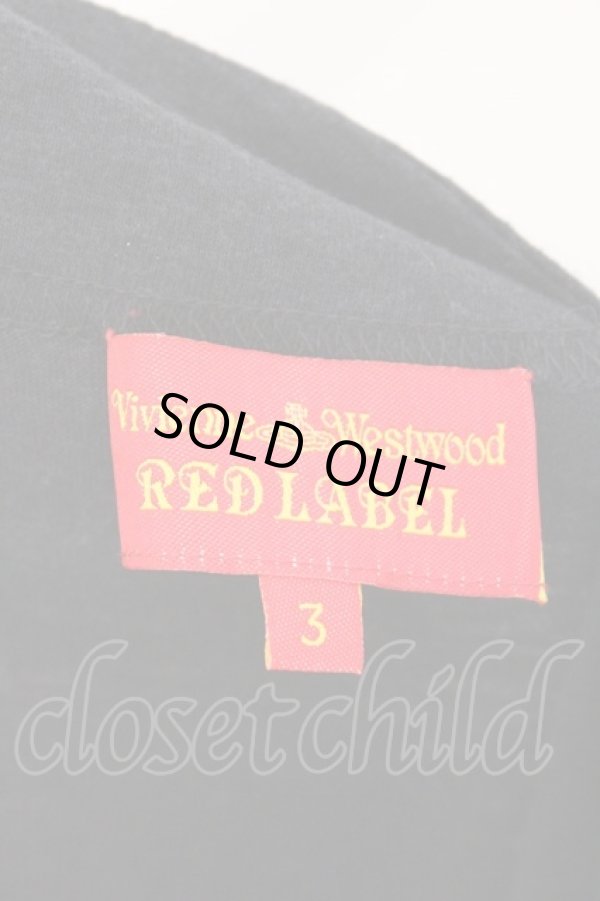 画像5: ヴィヴィアンウエストウッド 中古 / 素材切替カットワンピース 3 ブラック  O-26-03-08-011-op-YM-OS (5)