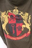 画像2: ANGLOMANIA 中古 / ホース＆ライオンエンブレムTシャツ S カーキ  O-26-03-08-013-ts-YM-OS (2)