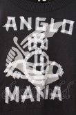画像2: ANGLOMANIA 中古 / ロゴプリントスリットニットソー 38 ブラック  O-26-03-08-017-to-YM-OS (2)
