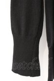 画像3: ANGLOMANIA 中古 / ロゴプリントスリットニットソー 38 ブラック  O-26-03-08-017-to-YM-OS (3)