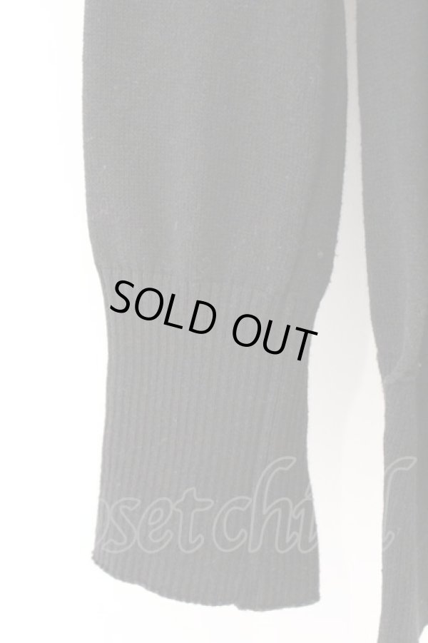 画像3: ANGLOMANIA 中古 / ロゴプリントスリットニットソー 38 ブラック  O-26-03-08-017-to-YM-OS (3)