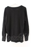 画像4: ANGLOMANIA 中古 / ロゴプリントスリットニットソー 38 ブラック  O-26-03-08-017-to-YM-OS (4)