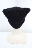 画像5: ヴィヴィアンウエストウッド 中古 / キャットイヤーニットキャップ  ブラック  O-26-03-15-017-ha-YM-OS (5)