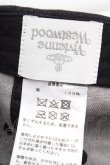 画像5: ヴィヴィアンウエストウッド 中古 / LONDONリップストップキャップ  ブラック  O-26-03-15-018-ha-IG-OS (5)
