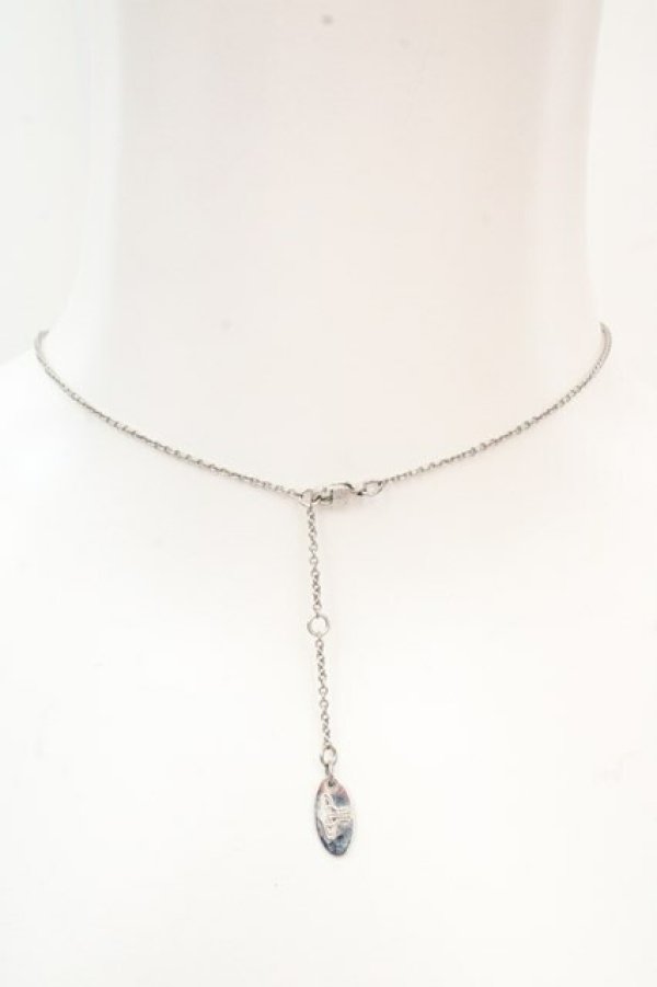 画像4: ヴィヴィアンウエストウッド 中古 / ARIELLAネックレス  シルバー×ブルー  O-26-03-15-020-nl-IG-OS (4)