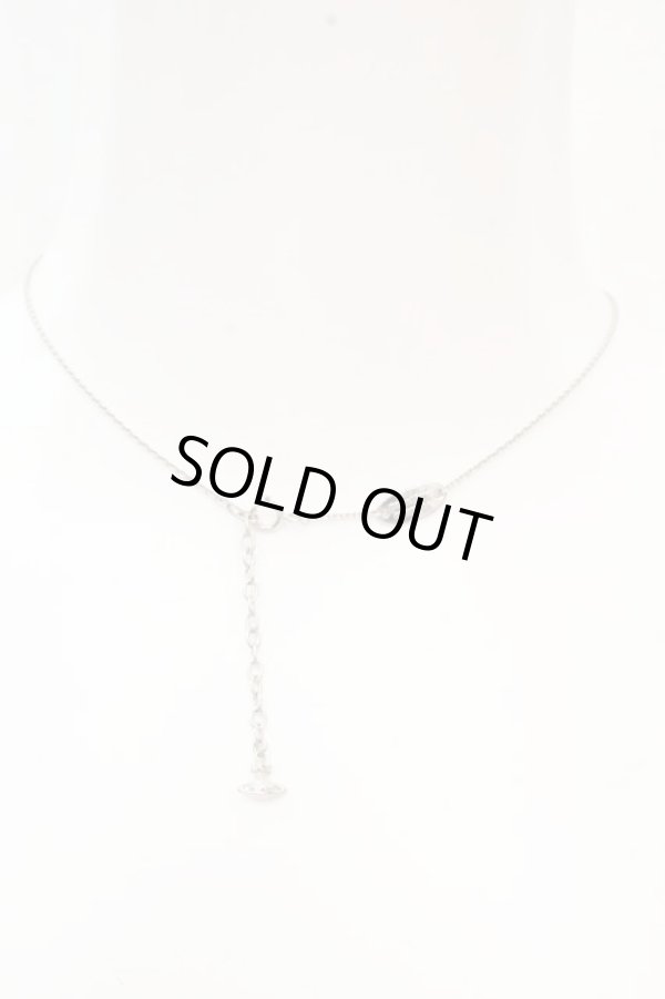 画像4: ヴィヴィアンウエストウッド 中古 / Octavieネックレス  シルバー×ブルー  O-26-03-15-021-nl-IG-OS (4)