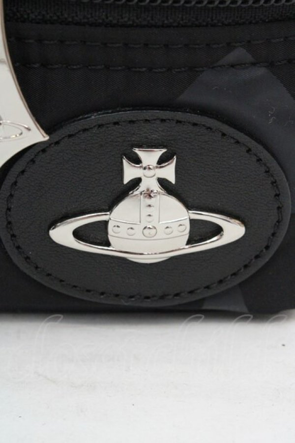 画像3: ヴィヴィアンウエストウッド 中古 / バニティポーチ  ブラック  O-26-03-15-026-gd-YM-OS (3)