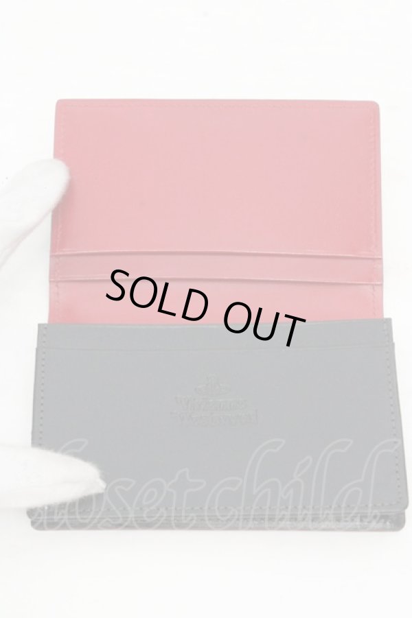 画像5: ヴィヴィアンウエストウッド 中古 / SIMPLE TINY ORB カードケース  ブラック×レッド  O-26-03-15-027-gd-IG-OS (5)